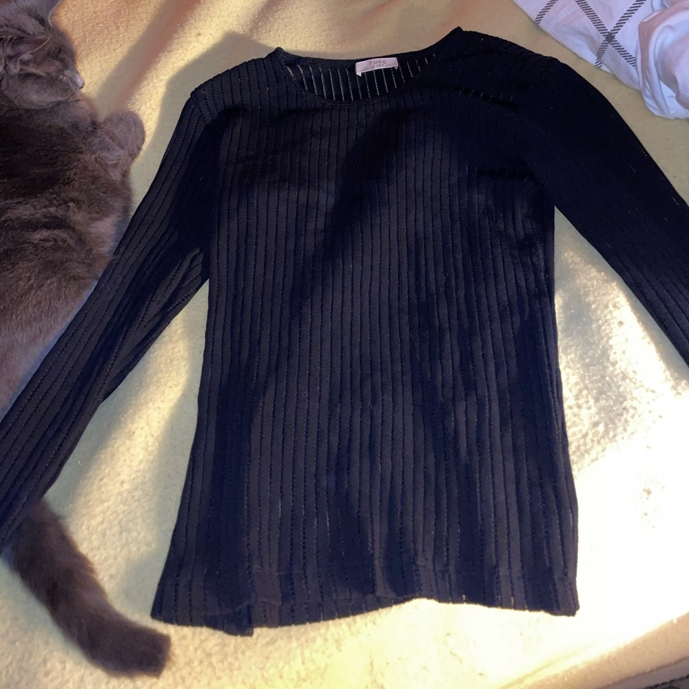 Semi-Transparent Long Sleeve